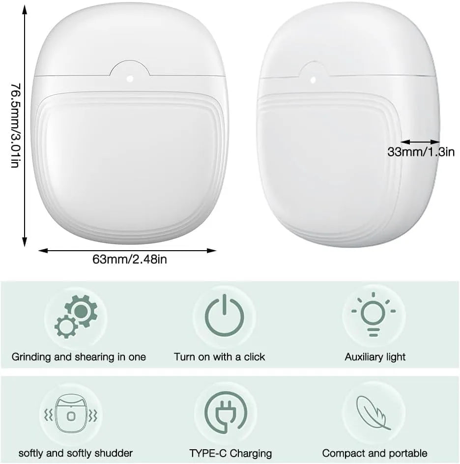 SafeTrim™ Electric Nail Trimmer